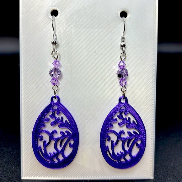 Teardrop Earrings - Picture 5 of 6